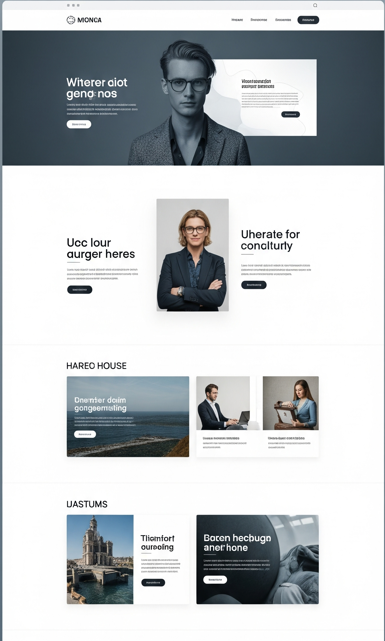 A mock-up of the FitConsent banner on a sample website background.